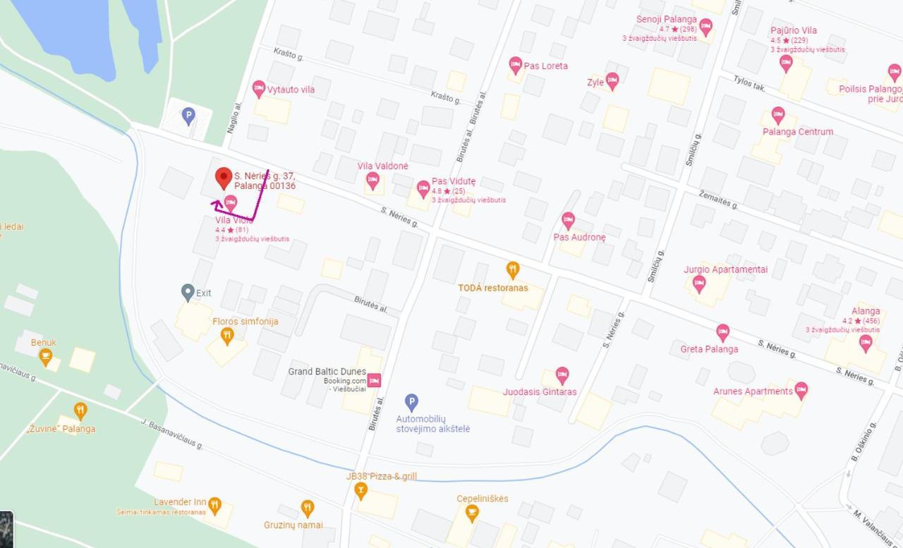 Apartmán S.Neries Butas Palanga Exteriér fotografie
